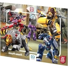 Hakay 35 Parçalı Çerçeveli Çocuk Puzzle - Transformers Temalı
