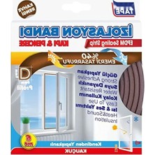 Hakay Hava Akımını Engelleyen Şeffaf Kapı Altı Fitili, 53 mm x 2,5 mt