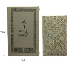 Hakay Mdf ve Kanvas Kitap Saklama Kutusu Seti, 2'li