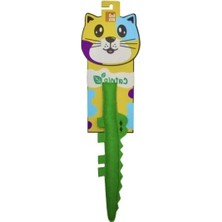 Hakay Catnipli Timsah Şeklinde Eğlenceli Kedi Oyuncağı