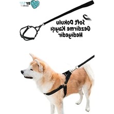 Hakay Yumuşak Tabanlı Güvenli Köpek Göğüs Tasması Seti (Tek Beden)