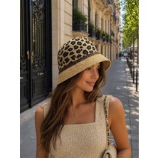 Aydın Şapkacınız Kadın Leopar Desenli Bucket Şapka | Kova Model Şık & Modern Tasarım