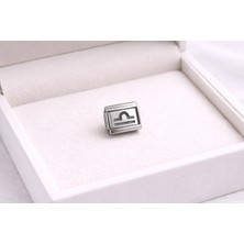 Cash Dukkan Çelik Charm Terazi Burcu | Paslanmaz Çelik Burç Charm | Şık ve Zarif Tasarım