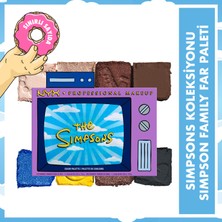 NYX Professional Makeup Simpsons Koleksiyonu Simpsons Family Renkli Far Paleti