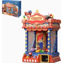 Pantasy Retro Sirk Kavrama Makinesi Yapım Seti Işıklı ve Müzikli Arcade Model