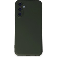 Morado Se siente Perfecto Samsung Galaxy M14 5g Kılıf Nano Içi Kadife Silikon - Koyu Yeşil