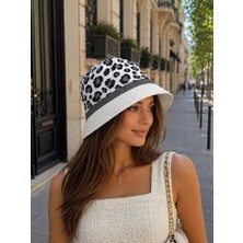 Aydın Şapkacınız Kadın Leopar Desenli Bucket Şapka | Kova Model Şık & Modern Tasarım