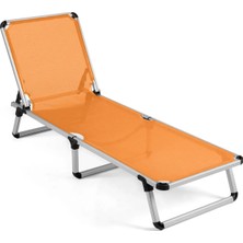 Missidea Alüminyum Katlanır ve Taşınır Şezlong Carrot