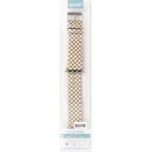 Markaon Üreticiniz Newface Apple Watch 42MM Karo Motif Kordon - Mavi YN1348