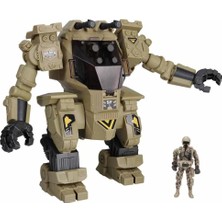 Markaon Üreticiniz Soldier Force Exobot Savaş Mekanizması Seti YN1348