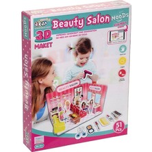 Markaon Üreticiniz Güzellik Salonu Maket 3 Boyutlu Puzzle YN1348