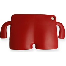 Markaon Üreticiniz Newface iPad 5 Air 9.7 Kılıf Karakter Tablet Silikon - Kırmızı YN1348