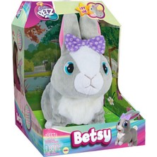 Markaon Üreticiniz 9586 Sesli ve Hareketli Peluş Tavşan Betsy -Nessiworld YN1348