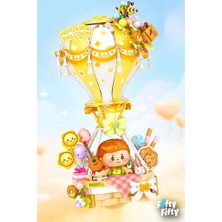 Markaon Üreticiniz LZ-4113 Nessiworld Sarı Hava Balonu 750 Parça Block Oyuncak YN1348