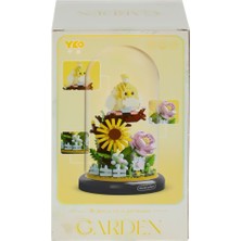 Markaon Üreticiniz P1281 Panlos Fanus Çiçek 958 Parça Blok Seti -Vagon Life YN1348