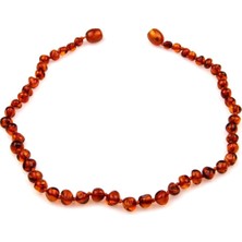 Markaon Üreticiniz  kehribar Bebek Kolyesi 587 Koyu Bej YN1348