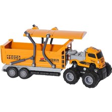 Markaon Üreticiniz KLX600-377 Sürtmeli Die Cast 4x4 Kapalı Kasa Inşaat Tırı -Vardem YN1348