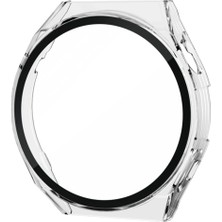 Markaon Üreticiniz Newface Huawei Watch Gt3 42MM Dota Camlı Kasa Ekran Koruyucu - Şeffaf YN1348