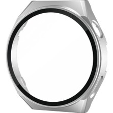 Markaon Üreticiniz Newface Huawei Watch Gt3 Pro 46MM Dota Camlı Kasa Ekran Koruyucu - Gümüş YN1348