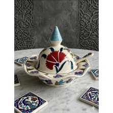 Anka Select Elyapımı Iznik Çini Seramik Şekerlikdekoratif Sunumluk