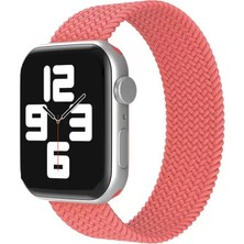 Markaon Üreticiniz Newface Apple Watch 42MM Ayarlı Solo Silikon Kordon - Pembe YN1348