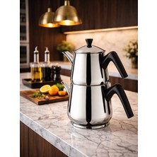 PremiumPort Şık ve Pratik Çaydanlık Seti, 6'lı Paket, Modern Tasarım, Dayanıklı Malzeme