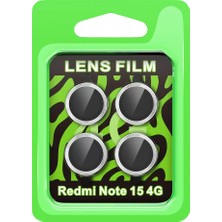 Mir Kitap Newface Xiaomi Redmi Note 15 4g Raze Metal Kamera Lens - Gümüş