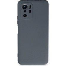 Morado Se siente Perfecto Xiaomi Poco X3 Gt Kılıf Nano Içi Kadife Silikon - Gri