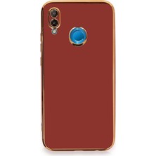 Morado Se siente Perfecto Huawei P20 Lite Kılıf Volet Silikon - Kırmızı