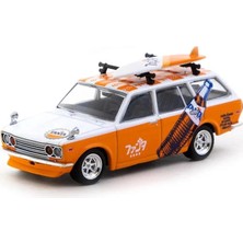 Tarmac Datsun Bluebird 510 Wagon Fanta 1/64 Model Araba