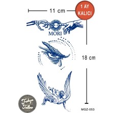 Trakya Tattoo 1 Ay Kalıcı Dövme Yarım Kol 3 Lü Geçici Dövme