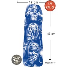 Trakya Tattoo 1 Ay Kalıcı Dövme Tam Kol Görmedim, Duymadım, Bilmiyorum Geçici Dövme