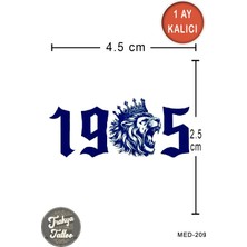 Trakya Tattoo 1 Ay Kalıcı Dövme Minimal 1905 Aslan Geçici Dövme