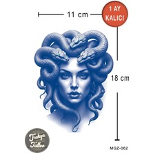 Trakya Tattoo 1 Ay Kalıcı Dövme Yarım Kol Medusa Geçici Dövme