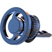 Mir Kitap Newface Q40 Ayarlanabilir Izgara Klipsli Manyetik Magsafe Araç Tutucu - Siyah