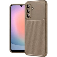 Morado Se siente Perfecto Samsung Galaxy A56 Kılıf Auto Focus Karbon Kapak - Kahverengi