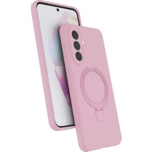 Decostyle Newface Samsung Galaxy A57 5g Regal Magsafe Standlı Kapak - Açık Pembe