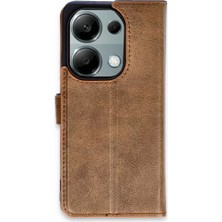 Decostyle Newface Xiaomi Redmi Note 13 Pro 4g Kılıf Trend S Plus Kapaklı Kılıf - Taba