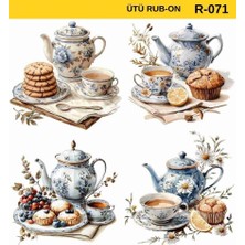 Lora Dekopaj Ütü ile Rub On Transfer Kağıdı R-071 30X30 cm