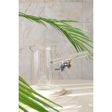 PremiumPort Ağaçkakan Temalı Borosilikat Cam Cezve, Şık ve Dayanıklı Tasarım