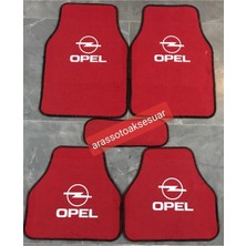 Kırmızı Halı Paspas Opel Astra Logolu, Şık ve Dayanıklı Iç Mekan Aksesuarı