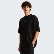 The North Face M Liquid Logo Oversize Short Sleeve Tee- Erkek T-Shirt