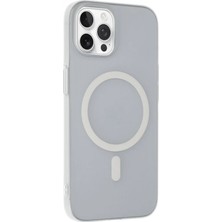 Marsilyan iPhone 15 Pro Tuna Pc Slim Magsafe Kapak - Şeffaf