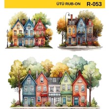Lora Dekopaj Ütü ile Rub On Transfer Kağıdı R-053 30X30 cm