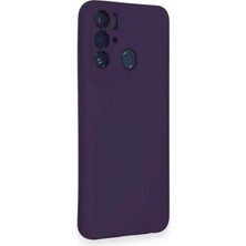 Decostyle Newface Tecno Pova Neo Kılıf Nano Içi Kadife Silikon - Mor