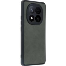 Decostyle Newface Xiaomi Redmi Note 14 Pro 4g Kılıf Aras Deri Kapak - Koyu Yeşil