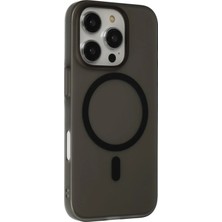 Marsilyan iPhone 16 Pro Max Tuna Pc Slim Magsafe Kapak - Siyah
