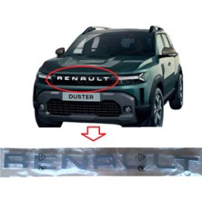 Gutsy Renault Grup Duster Panjur Renault Yazısı Harf Monogram