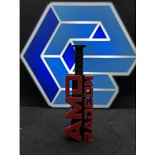 Goka 3D Craft Amd Radeon Temalı Ayarlanabilir Ekran Kartı Tutucu | Gpu Destek Aparatı | Ekran Kartı Desteği