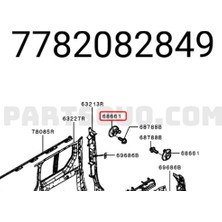 Gutsy Renault Arka Kose Dırek Tespıt Parcası Trafık Iıı
